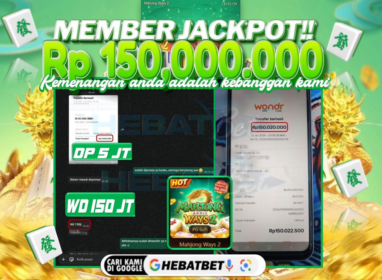 HEBATBET – Situs Slot Gacor Hari Ini | Gampang Jackpot & Winrate Tinggi image 1